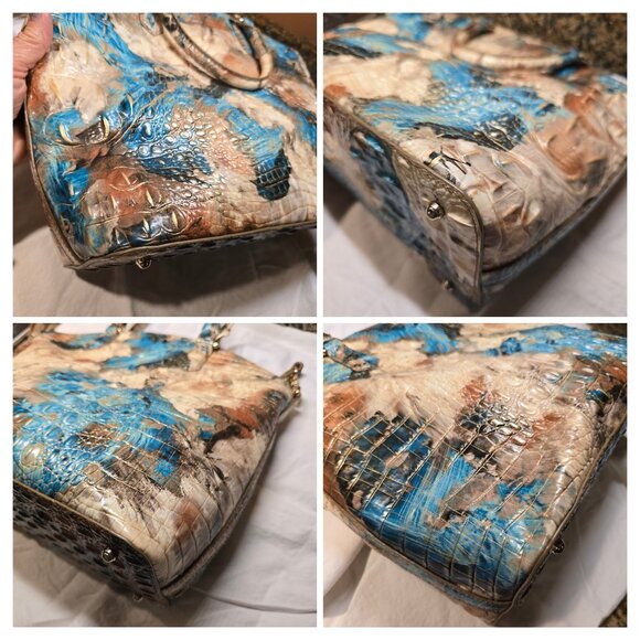 Brahmin Large Duxbury Bird Of Paradise Melbourne, EUC - Picture 5 of 12